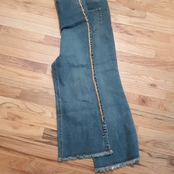 Vintage Boho Festival High Waist Jeans - Picture 6 of 8